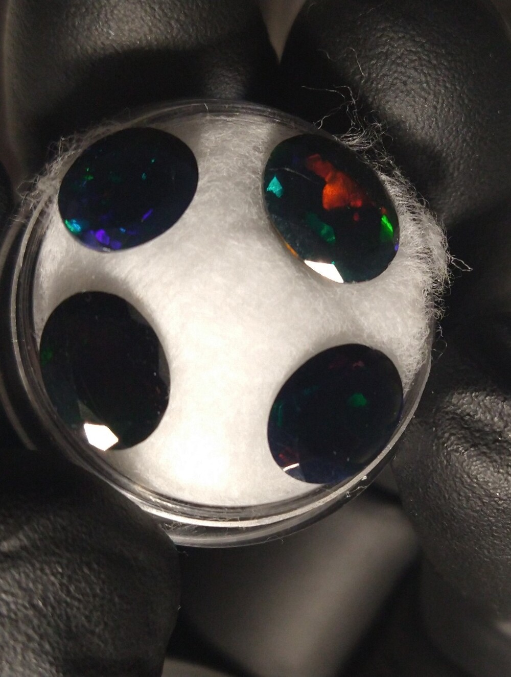 5.35 Carats Natural Smoked Black Opal Gemstones